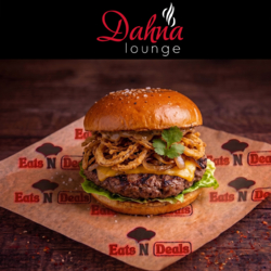 Beef Steak Burger With Fried Onion