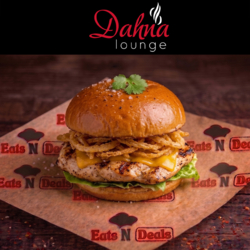 Chicken Steak Burger With Fried Onion