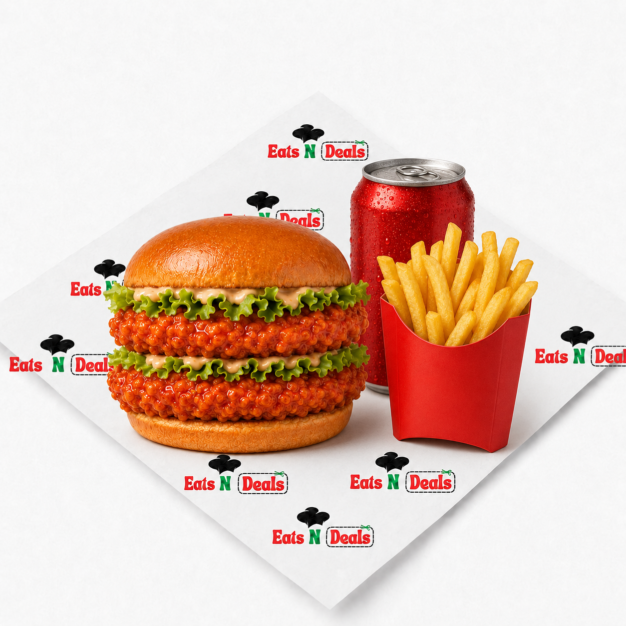 Fiery Burger  Double Meal 