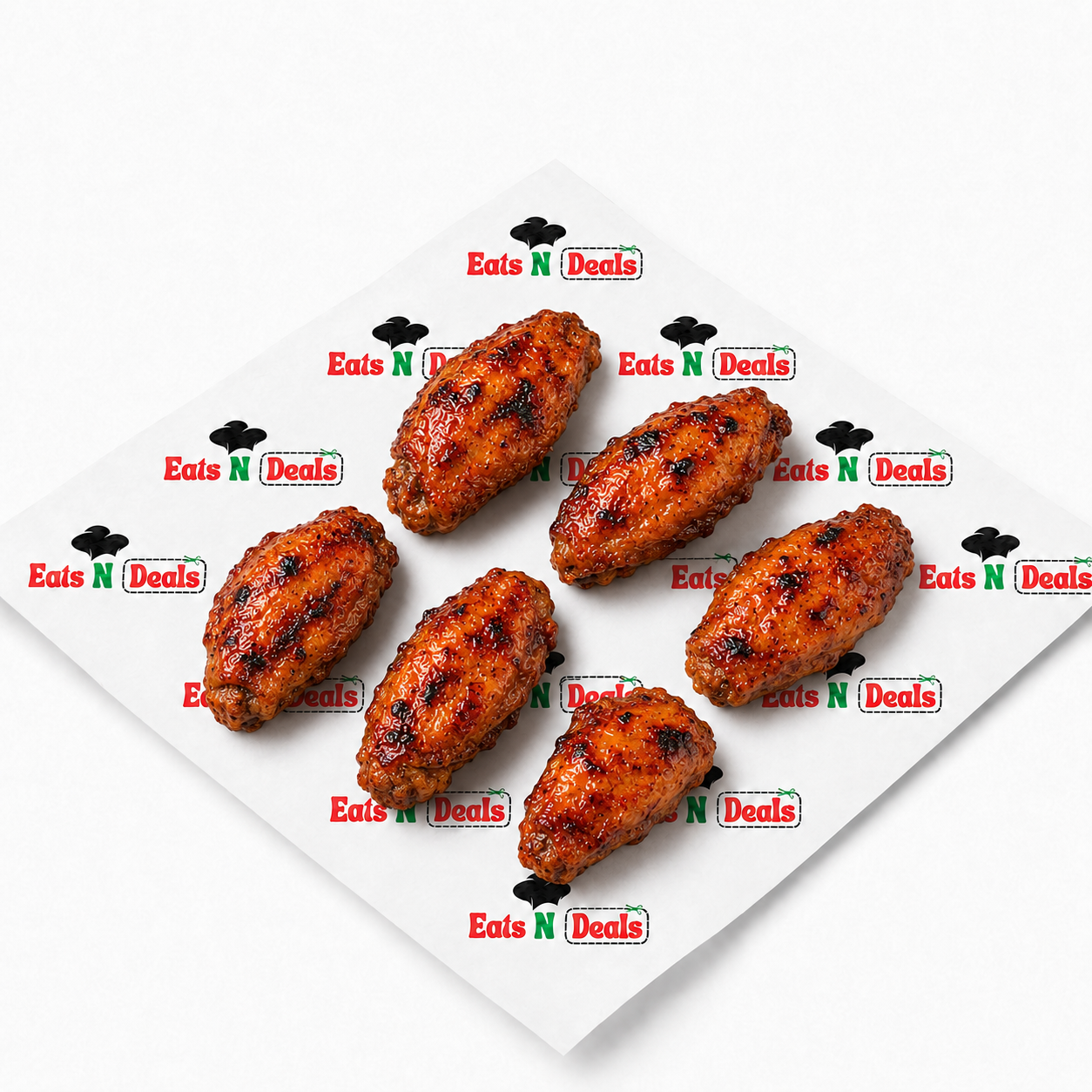 6 Pcs Peri Peri Wings -