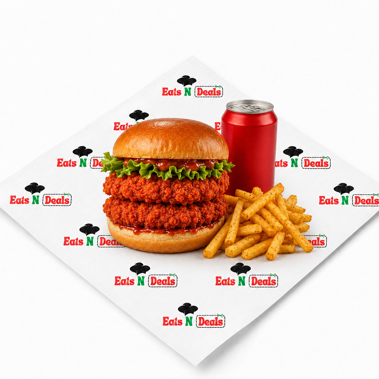 Spicy Burger Extra Hot - Double Meal 