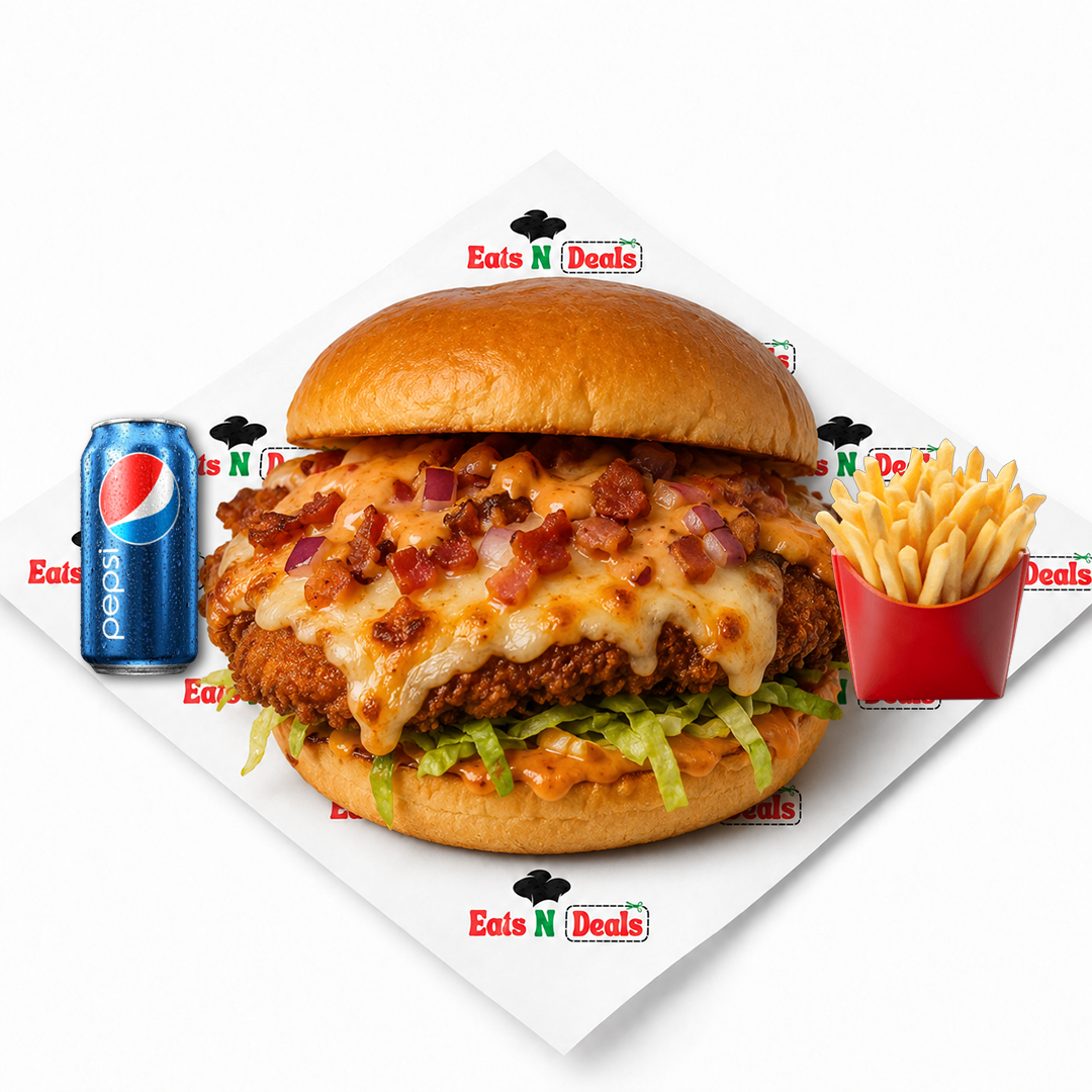 Create Your Own Parmo Burger Meal
