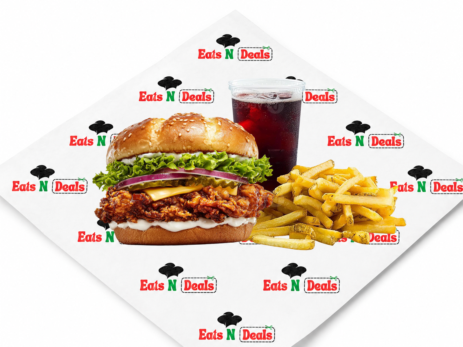 Sizzler Burger Single Meal 