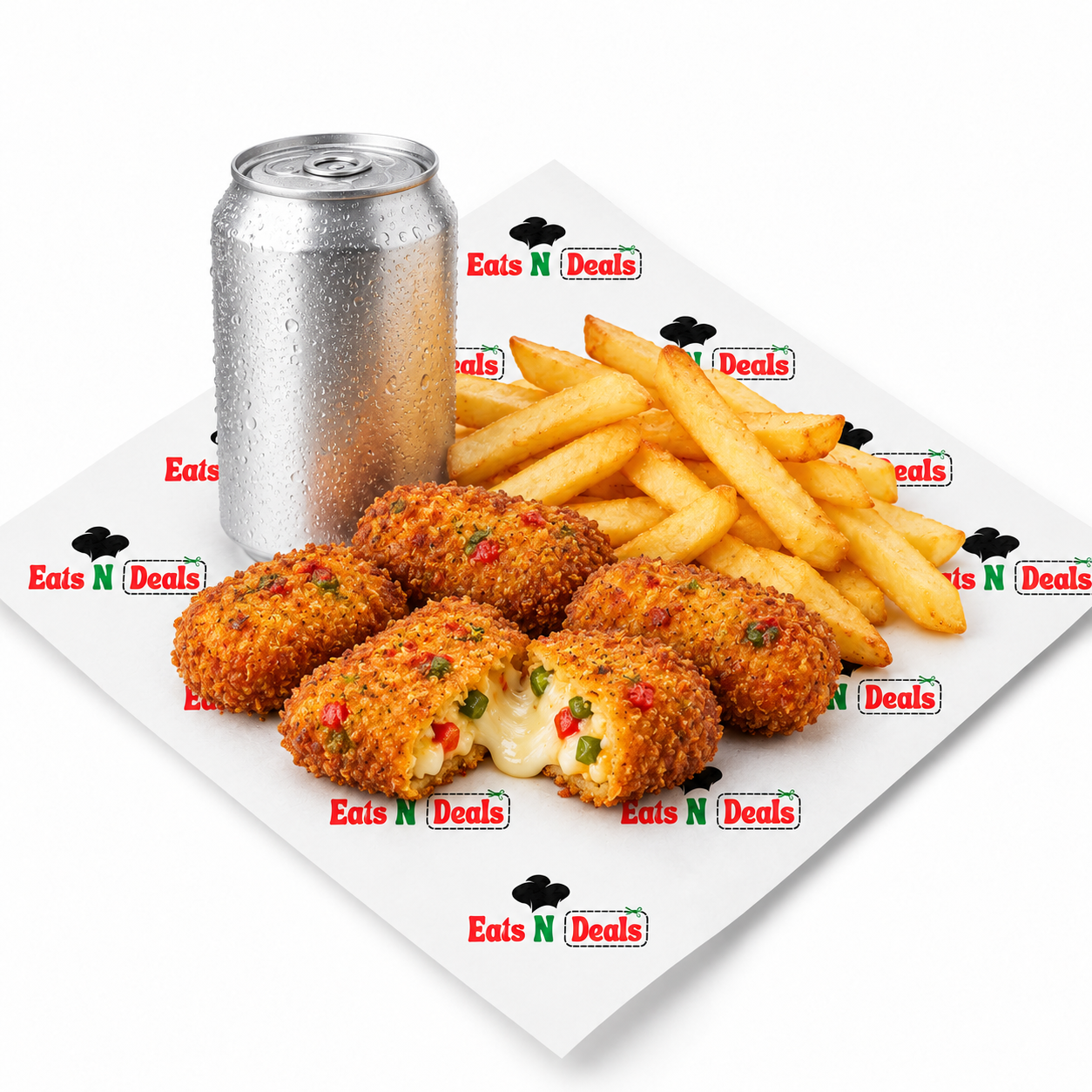 6pcs Chilli Pepper Cheese Nuggets Meal