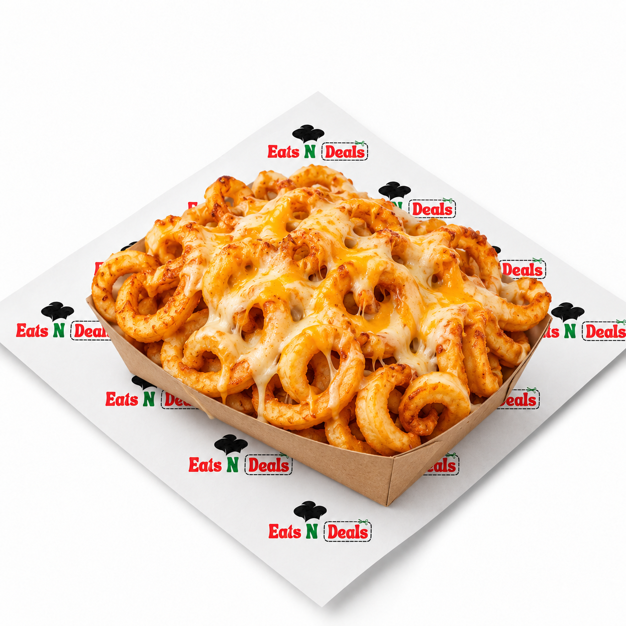 Large Cheesy Spiral Fries