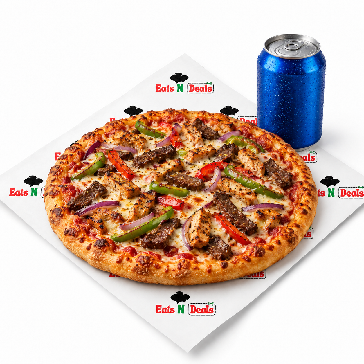 Steak Grill Mixed Pizza
