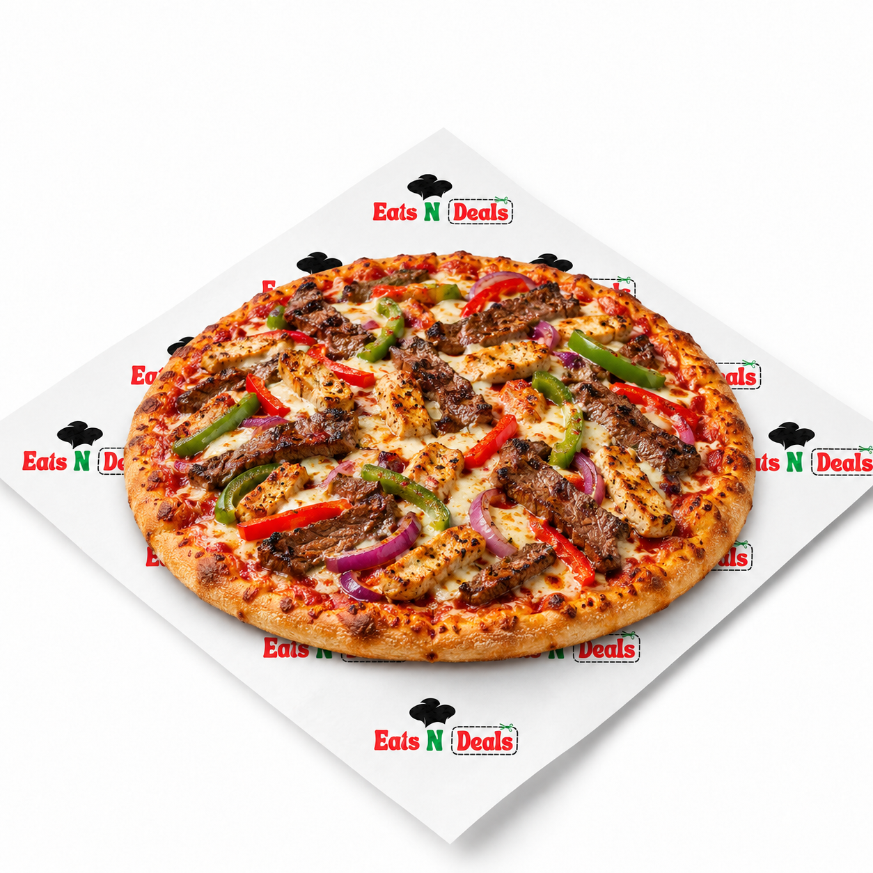 Steak Grill Mixed Pizza