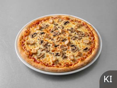 9" Pollo E Funghi Pizza