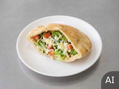 Cheese Salad Pitta Bread