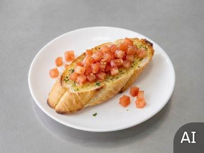 9" Garlic Bread With Tomato