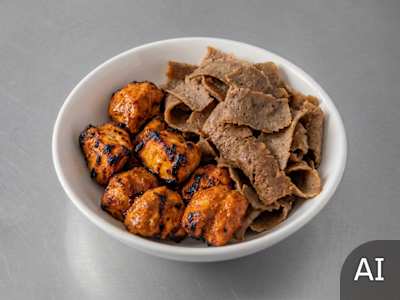 Reg in Pitta Mix Tikka Chicken Tikka and Donner