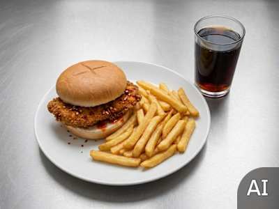 1/4lb Sizzler Burger Meal