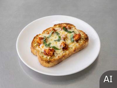 Garlic Bread and Spicy Chicken