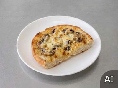 Garlic Bread Cheese and Mushroom