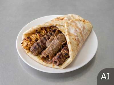San Remo Special Kebab - Large in Naan