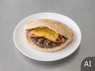 1/4 Boston Burger in pitta