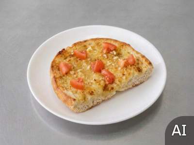 Garlic Bread and Tomato