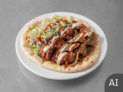 Chicken Tikka and Donner Kebab