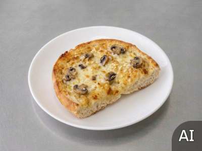 Garlic Bread with Cheese and Mushroom