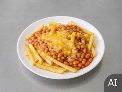 Fries, Cheese and Beans