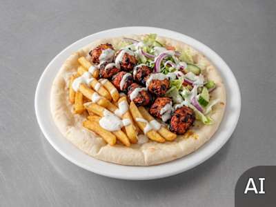 Chicken Tikka and Fries