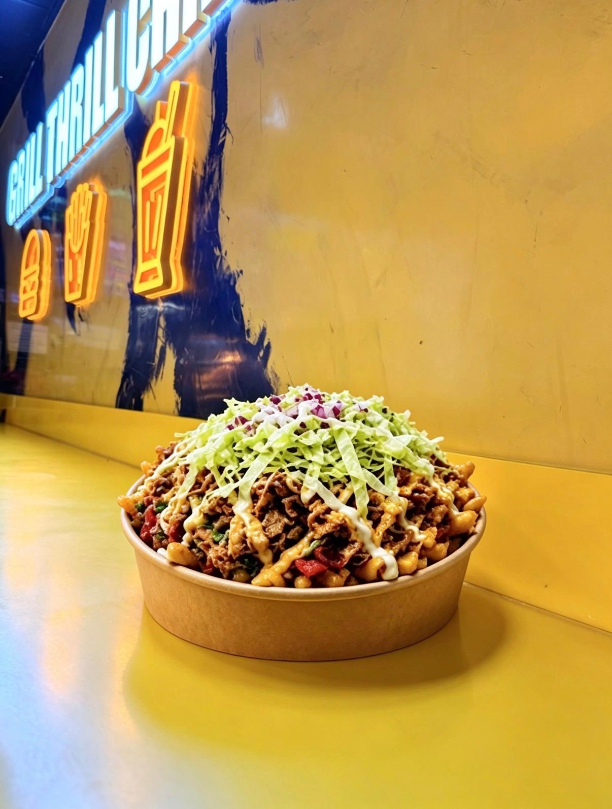 Cheesy Stir Fry Donner Fries