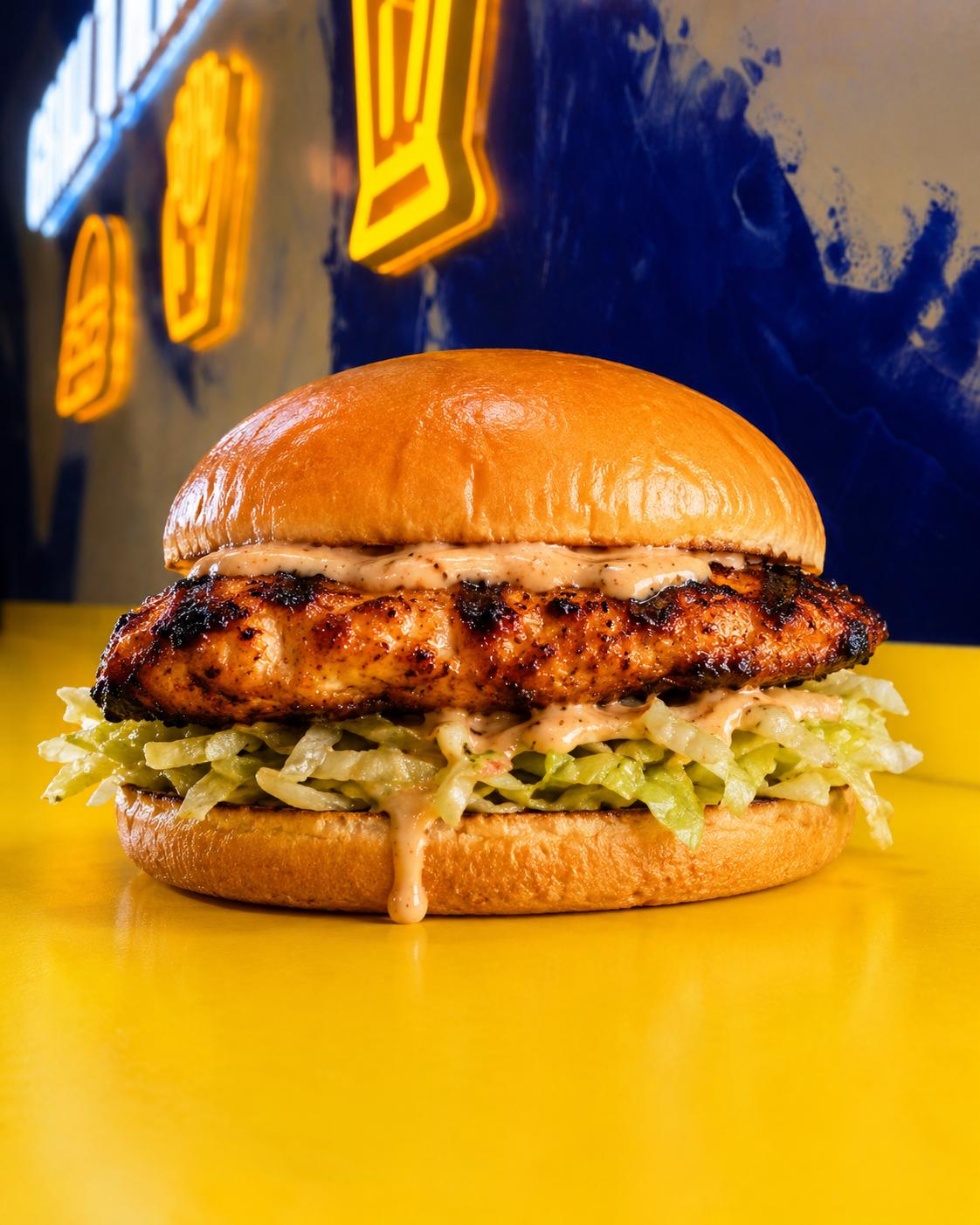 Flaming Grill Burger