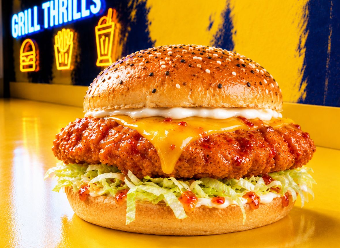 Sweet Chilli Chicken Burger