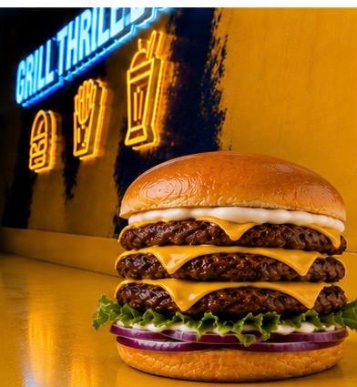 Triple Cheese Burger