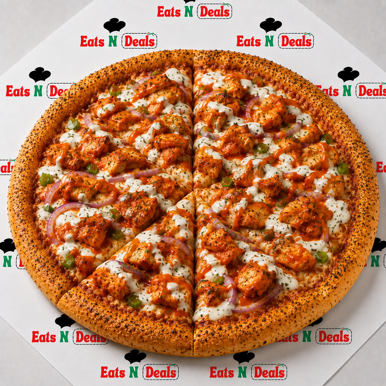 10" Freddy’ Buffalo Pizza