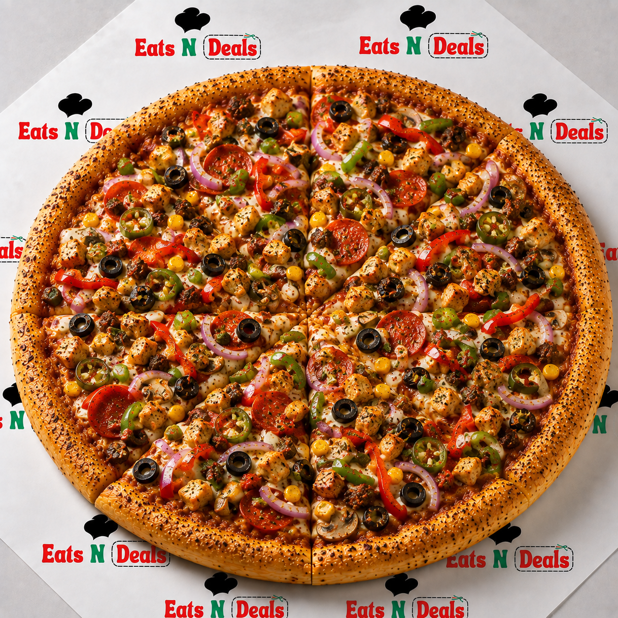 10" Fully loaded Pizza