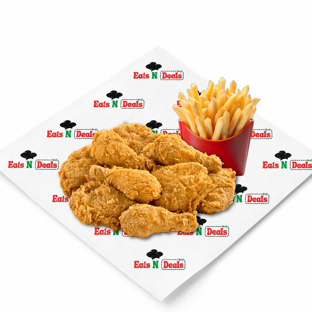 8 Pcs Chicken & Chips 