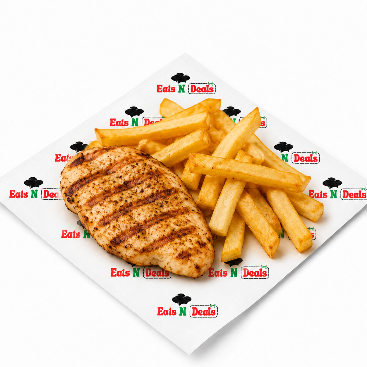 Large Chicken Steak & Chips