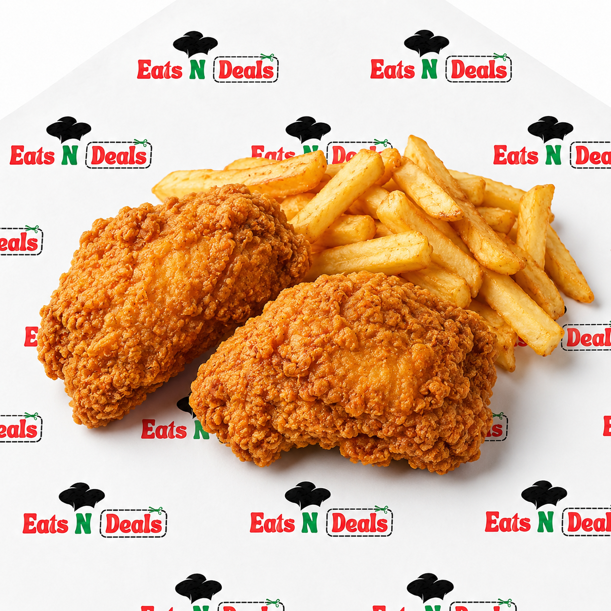 2 Pcs Chicken & Chips 