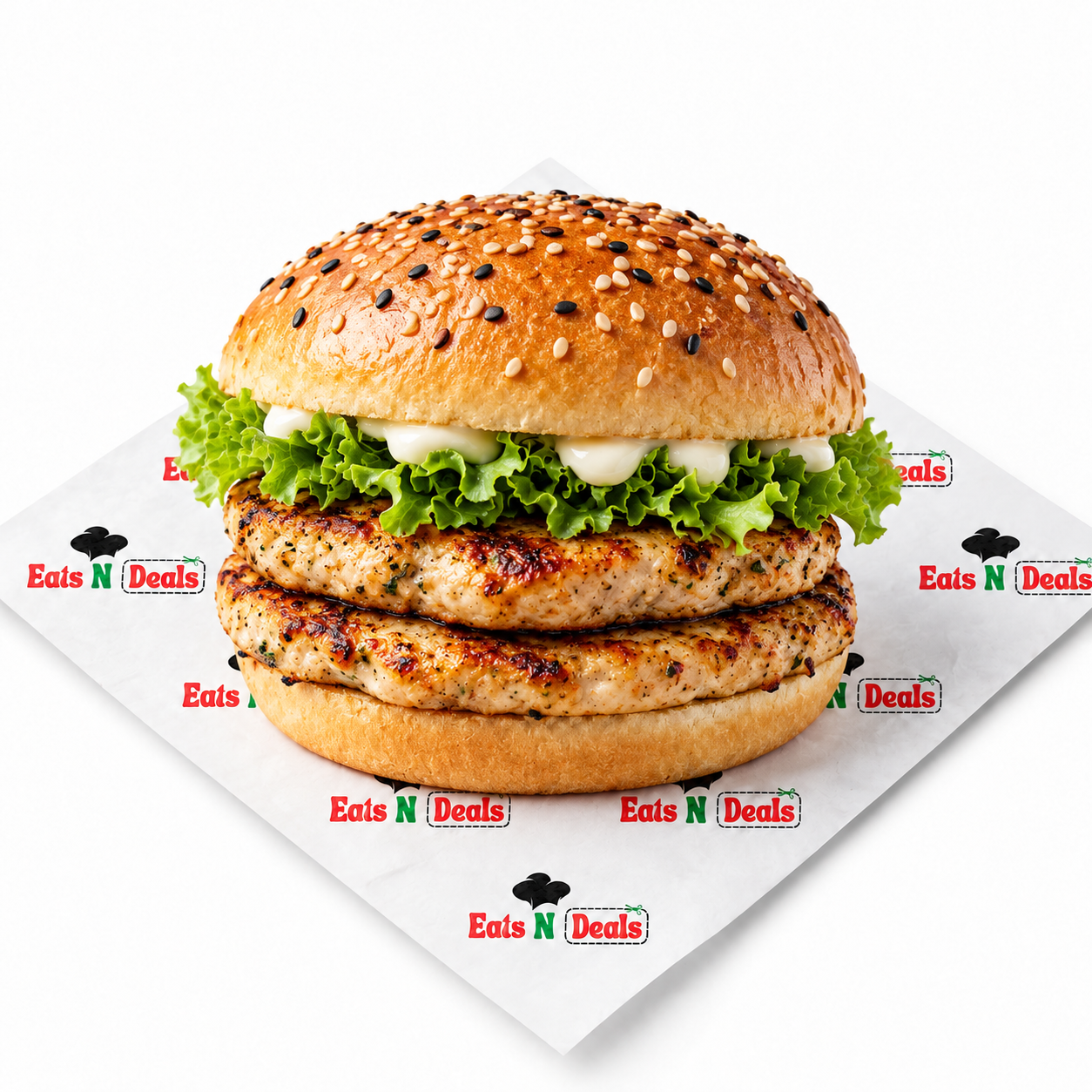 Double Chicken Grill Burger