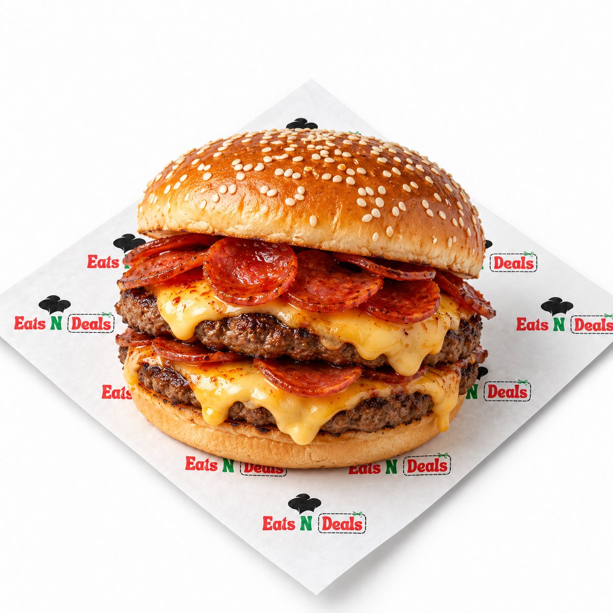 Double Pepperoni Burger 
