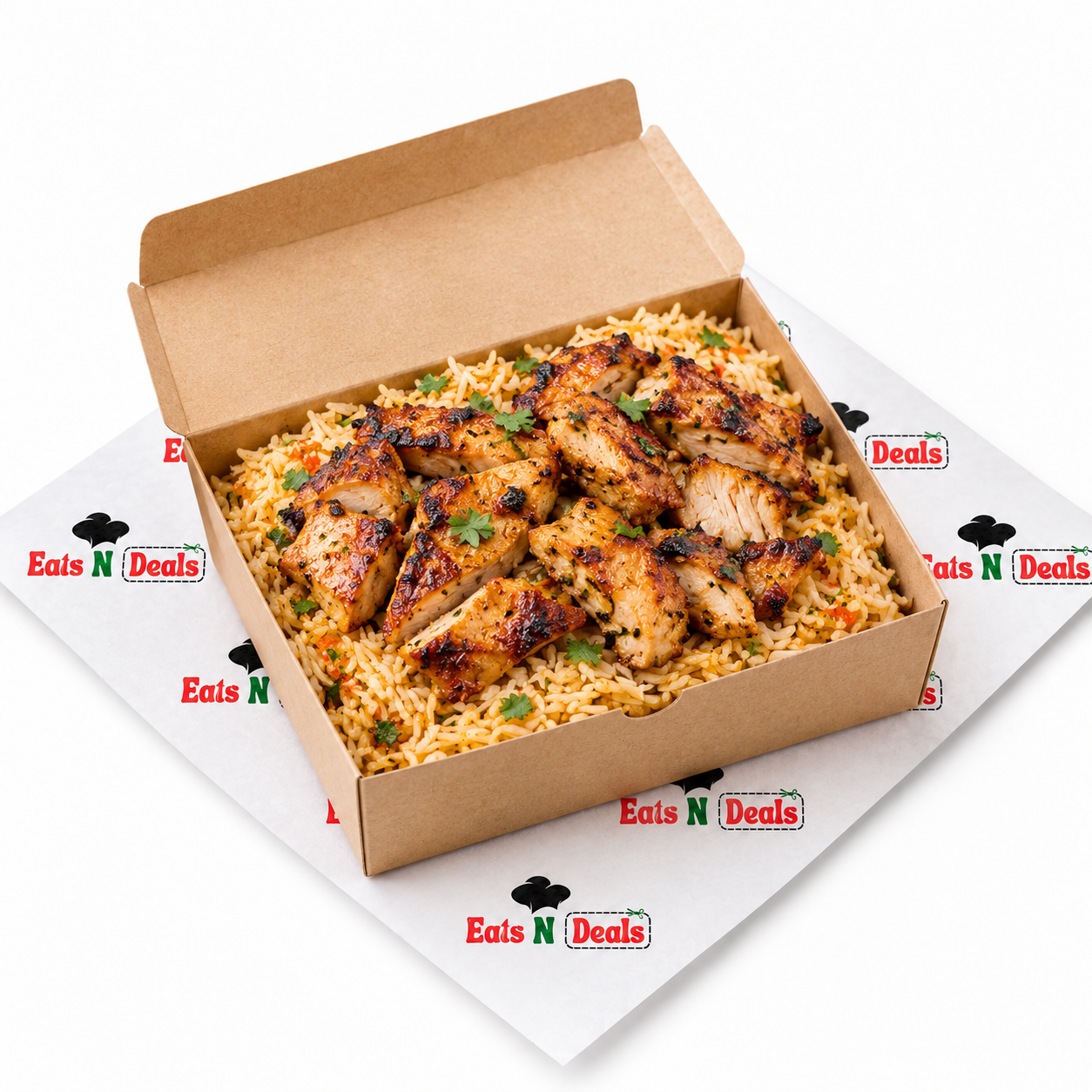 F special chicken rice box