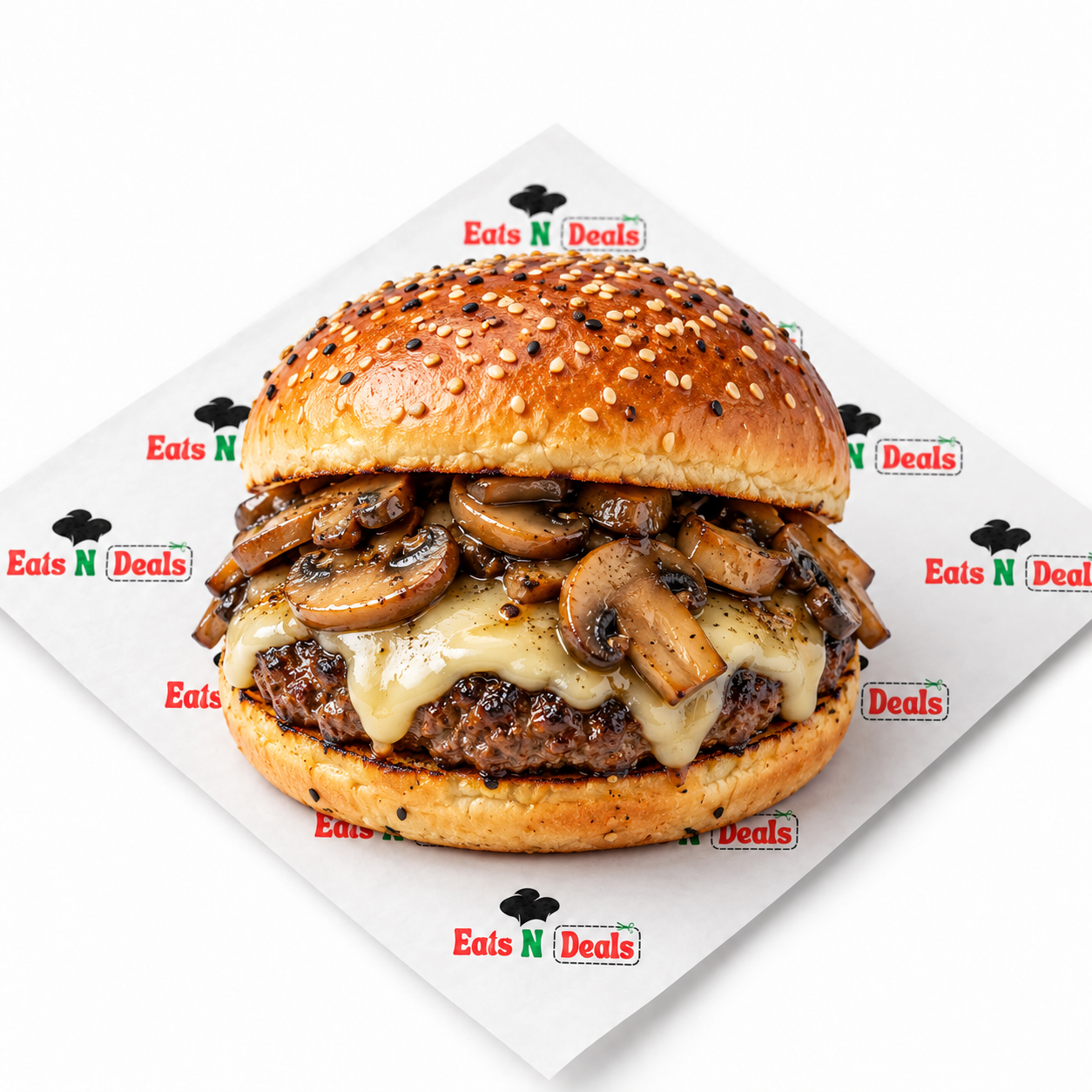 Mushroom Melt Burger