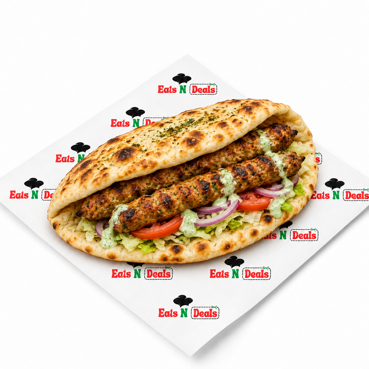 Seekh Kebab With Nan