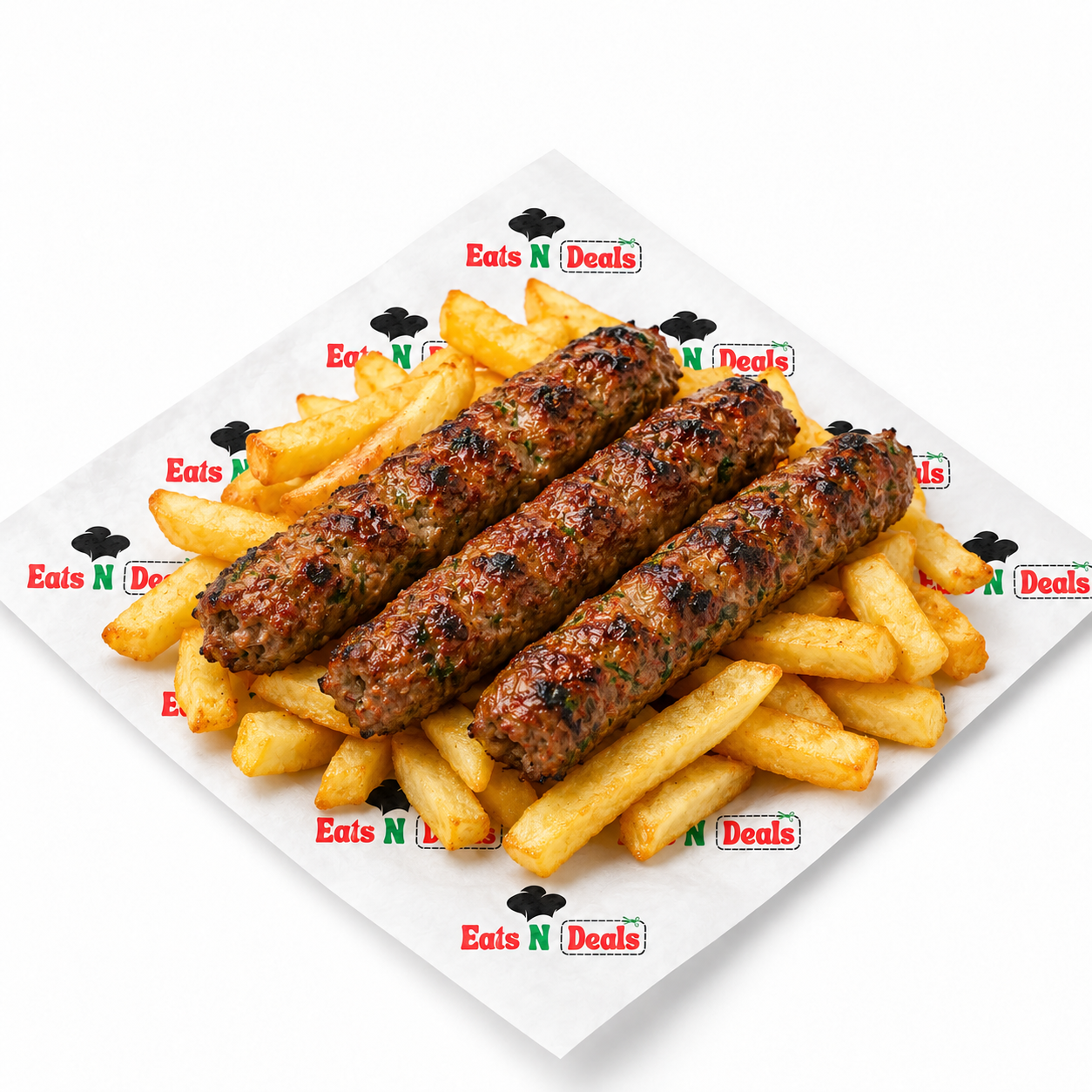 Sheek Kebab With Chips
