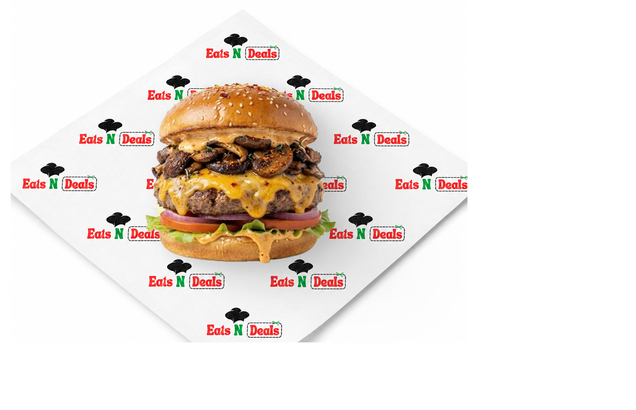 Peri Mushroom Melt Burger