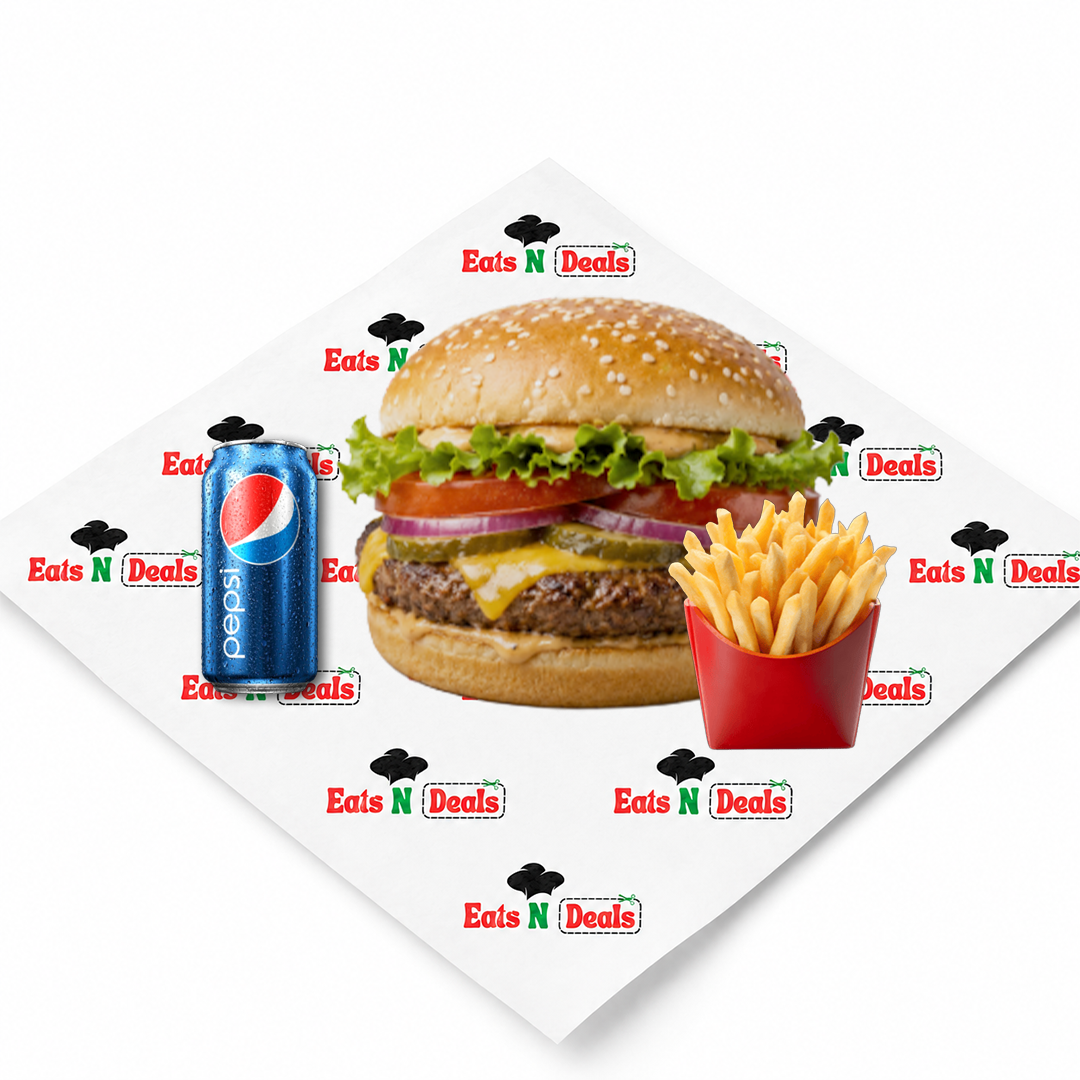  1/2   Mexican Chilli Burger Meal  
