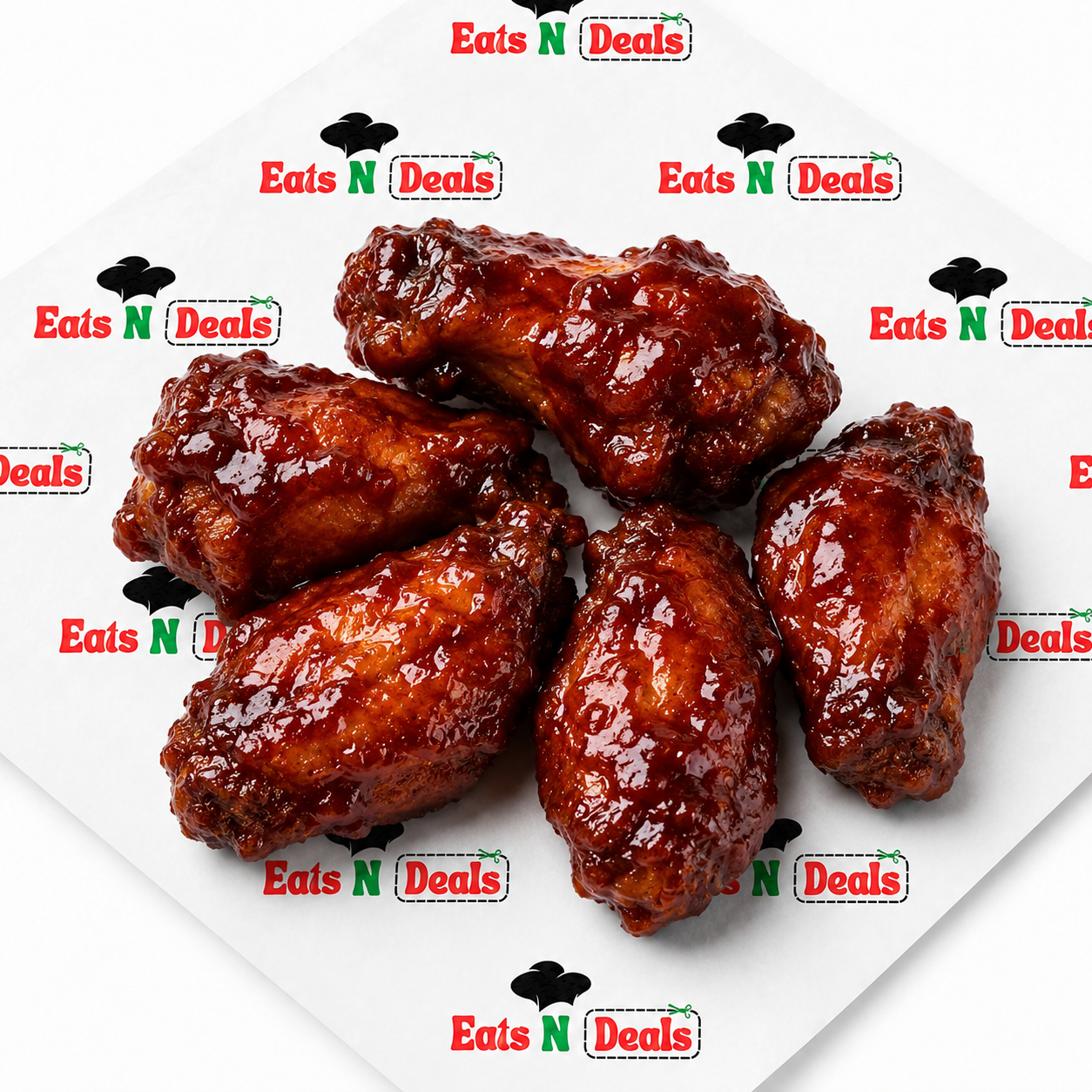  6pcs Hot Wings (Meal)