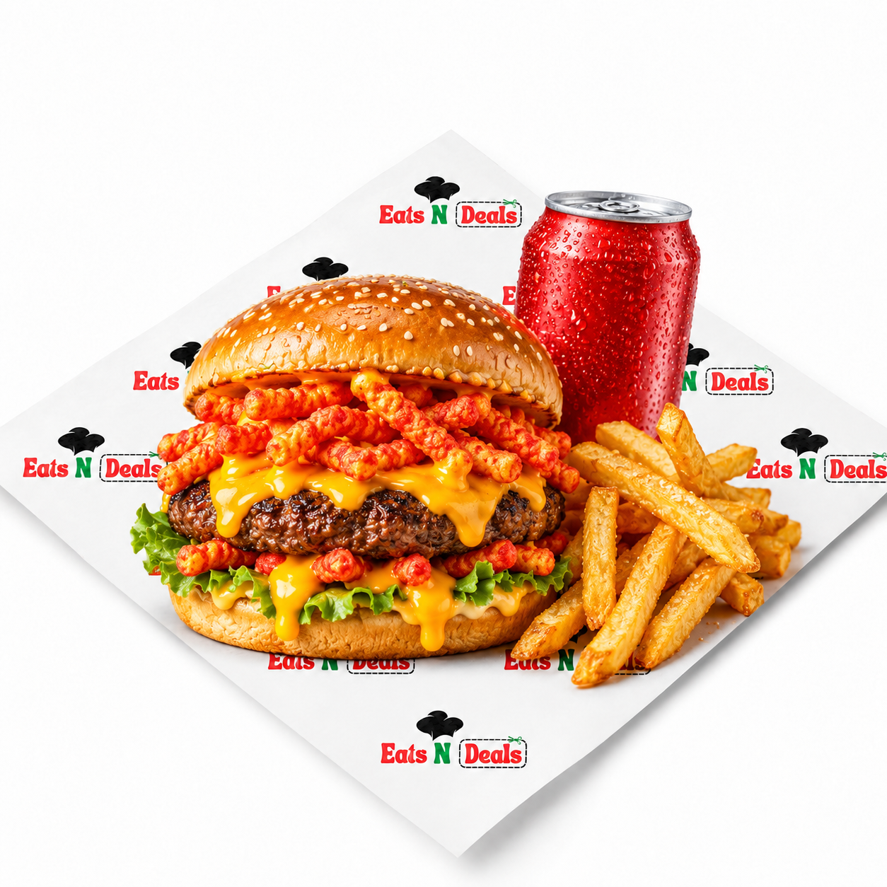 1/4  Cheetos Burger Meal