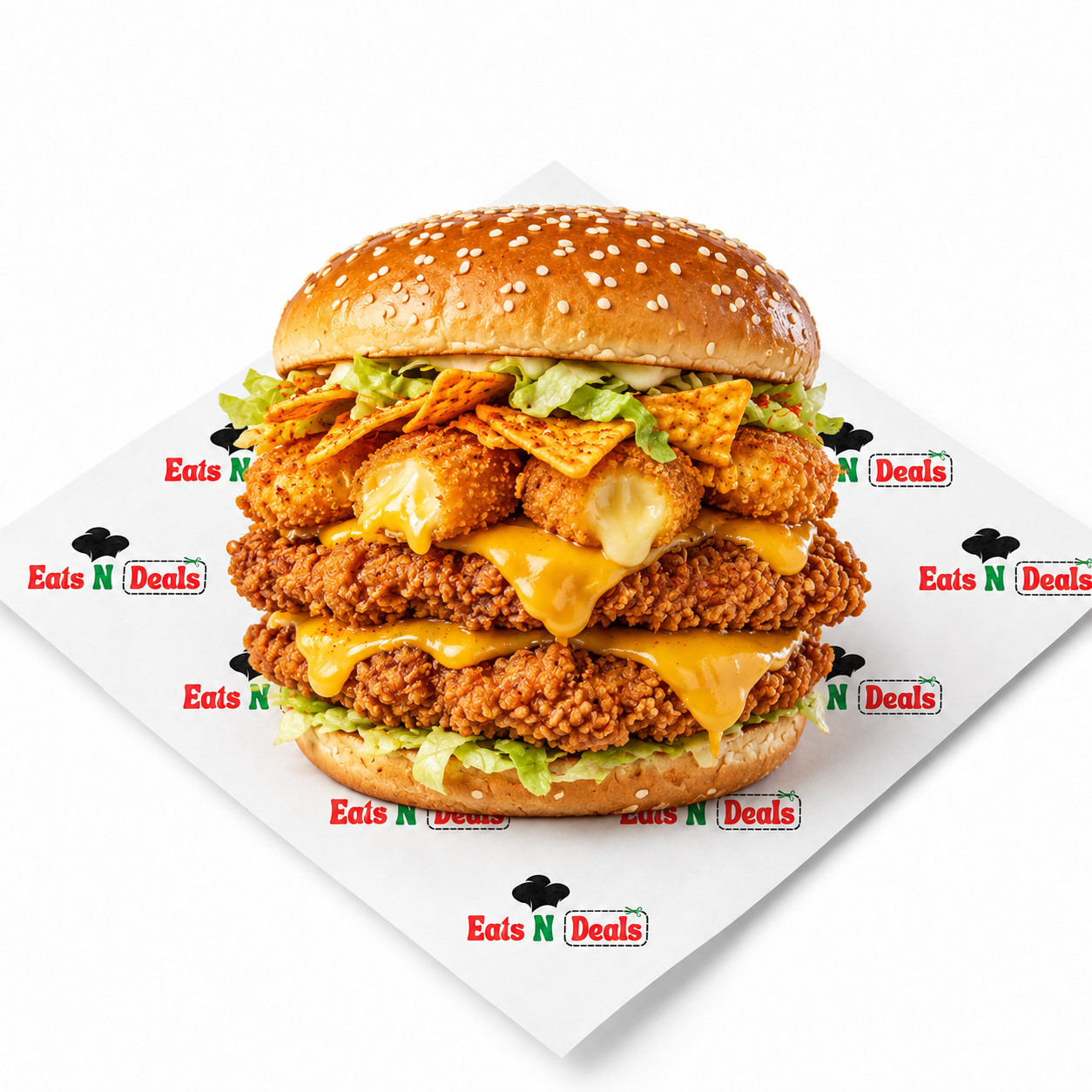 1/2 The Shaq Bomb Burger on Its Own