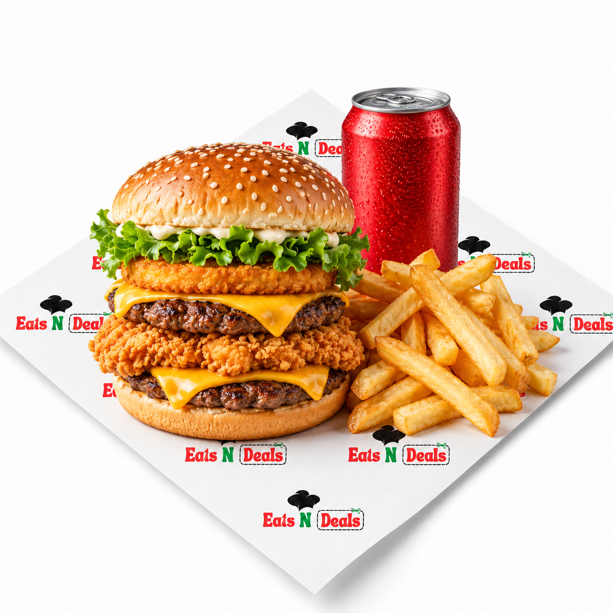 1/2 Tower Burger Meal