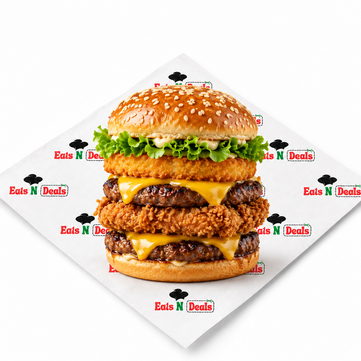 1/2 Tower Burger on Its Own