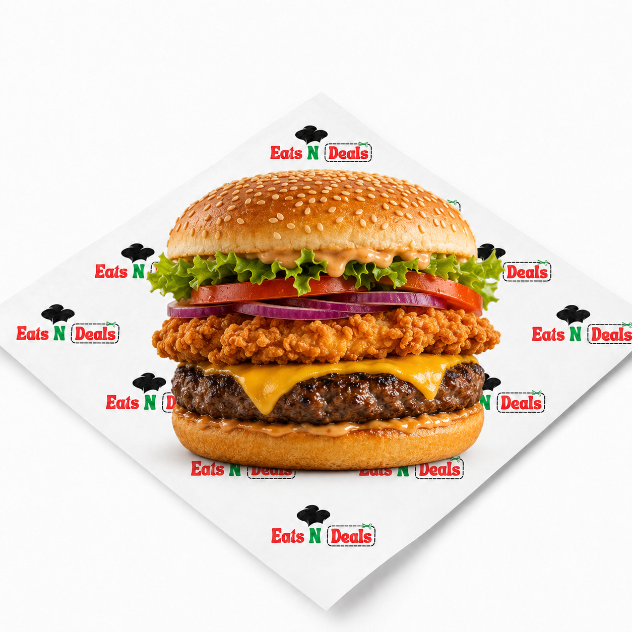 1/2  Mixed Burger