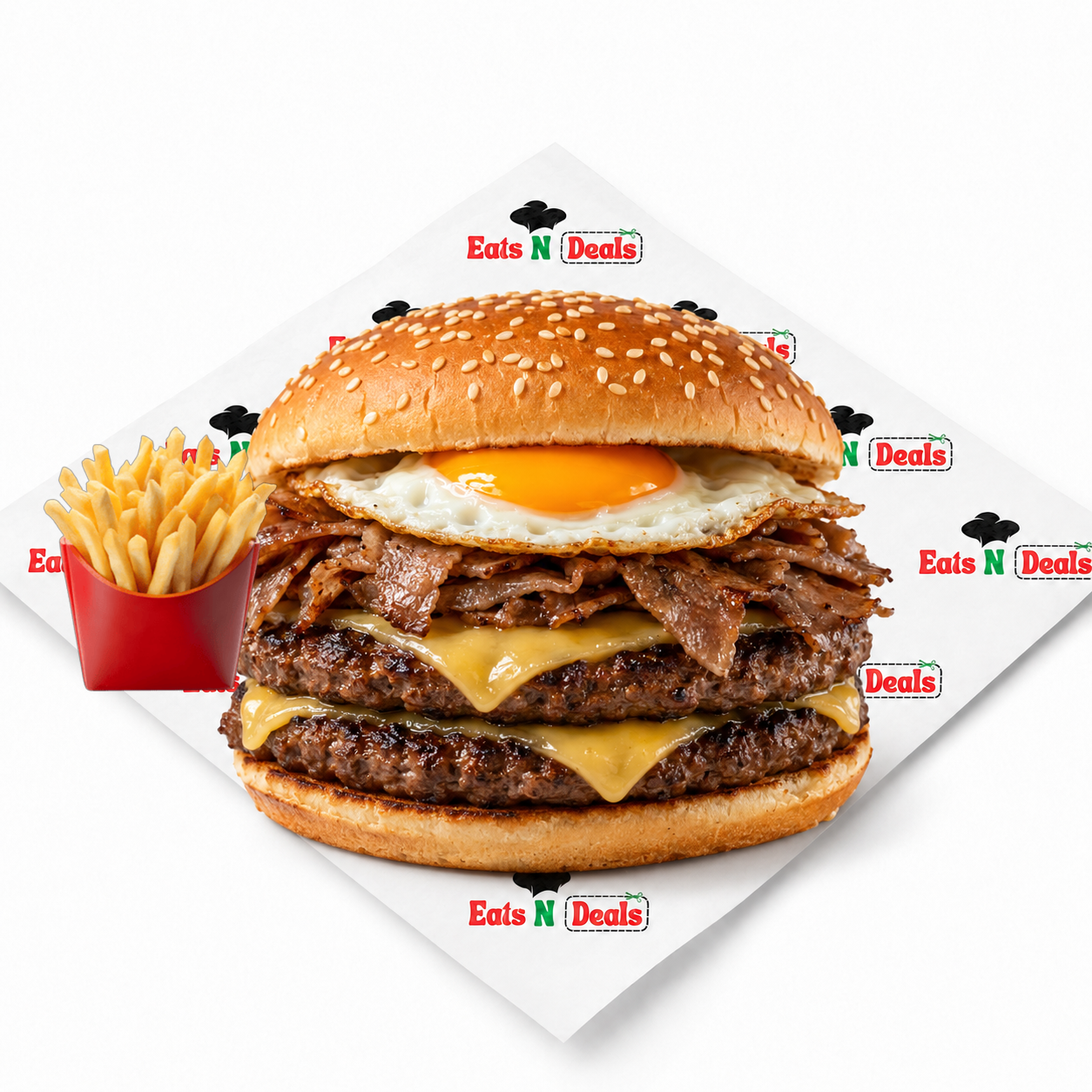 1/4 Turkish Special Burger With Chips