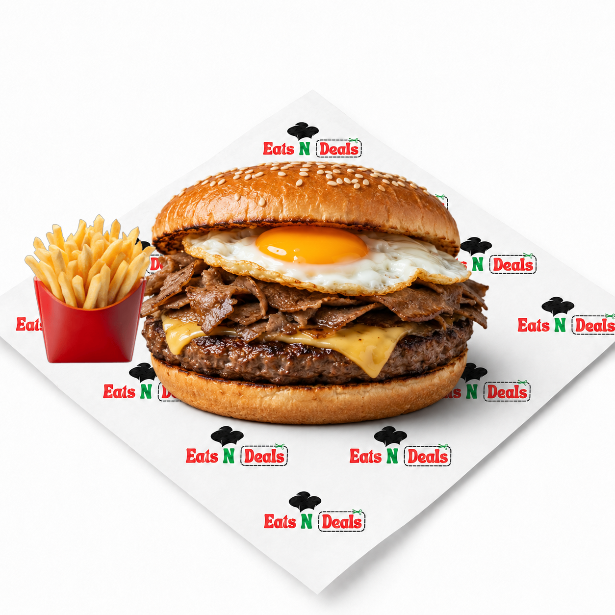 1/2 Turkish Special Burger With Chips